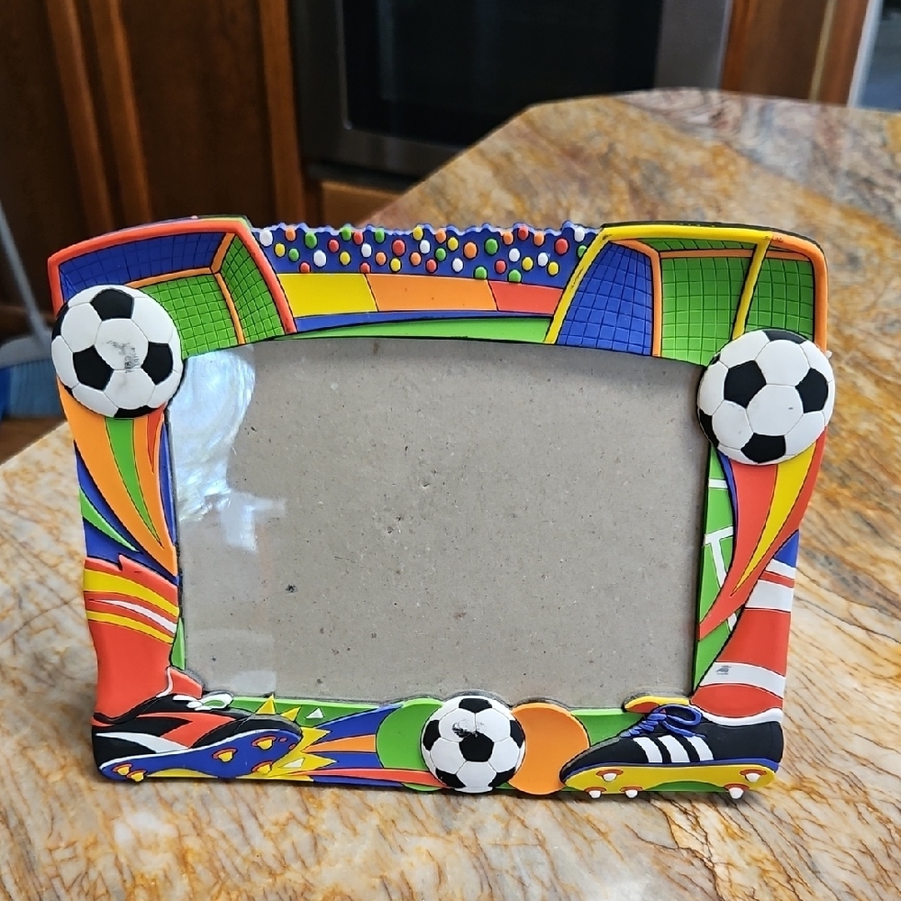 Colorful Soccer Themed Picture Frame FIFA